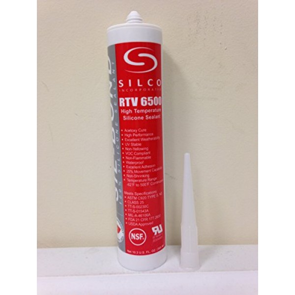 High Temp Red Silicone Sealant - 10.1 fl. oz. Tube, Shop Adhesives,  Sealants & Tapes