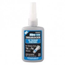 Vibra-Tite 12250 Blue Medium Strength Threadlocker Oil Retardant 50mL Bottle
