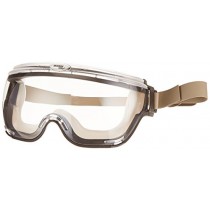 Jackson Safety 18483 V80 Revolution OTG Safety Goggles, Clear Anti-Fog Lens with Black Frame