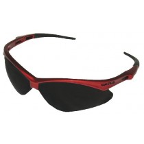 Jackson Safety V30 Nemesis Inferno Smoke Lens Safety Eyewear with Red Frame