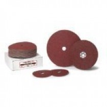 4 1/2 x 7/8 120 Grit Resin Fiber Sanding Disc, Aluminum Oxide 100/Pack