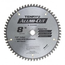 Tenryu PP-20360AB 8" Carbide Tipped Saw Blade ( 60 Tooth ATAFR Grind - 5/8" Arbor - 0.11 Kerf) For Panel Saws