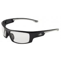 Bullhead Safety Eyewear BH991AF Dorado, Pearl Gray Frame, Clear Anti-Fog Lens, Black TPR Nose & White Temple Sleeve (1 Pair)