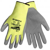 Global Glove PUG88 Gripster Kevlar/Polyurethane/Nylon Glove, Cut Resistant, Large, Gray (Case of 144)
