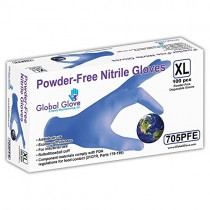 Powder Free Nitrile Gloves Medium Box/100