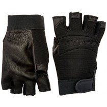 Global Glove SG7000 woThunder Glove(TM)( Deerskin Fingerless Motorcycle Sport Glove with Elastic Cuff, Work, Large, Black