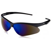 Jackson Safety 3000358 Nemesis Safety Glasses Black Frame / Blue Mirror Lens
