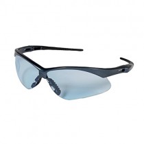 Jackson Safety 19639 V30 Nemesis Safety Glasses, Light Blue Lenses with Blue Frame (Pack of 12)