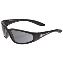 Smith & Wesson 19859 38 Special Safety Glasses, Smoke Lenses with Black Frame, Pack of 12