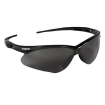 Jackson Safety V30 Nemesis Safety Glasses (22475), Smoke Anti-Fog Lens with Black Frame, 12 Pairs / Case