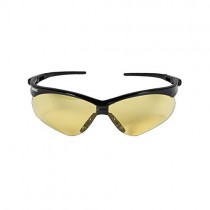 Jackson Safety 22476 V30 Nemesis Safety Glasses, Amber Anti-Fog Lenses with Black Frame (Pack of 12)