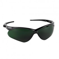 Jackson Safety 25671 V30 Nemesis Safety Glasses, IRUV Shade 5.0 Lenses with Black Frame (Pack of 12)