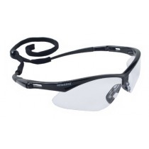 Jackson Safety 3000355 V30 Nemesis Safety Glasses Black Frame / Clear FogGard Plus Lens (19805)(25679)