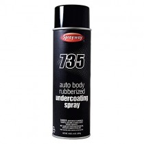 Sprayway SW735 Auto Body Rubberized Undercoating Spray 12/Case