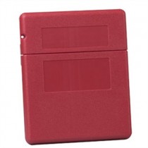 JUSTRITE Document Storage Boxes - Medium Top Opening -RED