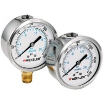 2 1/2IN 0/300 PSI LQD FILL SS-1/4IN LC