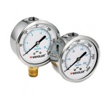 Liquid Filled Gauges w/Stainless Steel Case - 2 1/2in 0/5000 psi lqd fill ss-1/4in lc