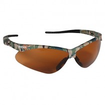 Jackson Safety V30 Nemesis Safety Glasses (19644), Bronze Lenses with Camo Frame, 12 Pairs / Case