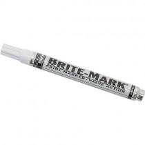 BRITE-MARK Medium Tip Paint Marker, White