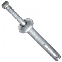 Wej-It Nail-It DN1410 Drive Anchor, Zamac Alloy, Zinc Plated Finish, Meets GSA FFS-325 Group V Type 2 Class 2 Specifications, 1/4" Diameter, 1" Length (Pack Of 100)