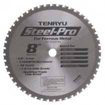 Tenryu PRF-20348CBN 8" Carbide Tipped Saw Blade ( 48 Tooth MTCG Grind - 5/8" Arbor - 0.087 Kerf)