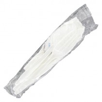 Empress E176000 White Medium-Weight Cutlery Kit - 250 / CS