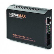 Signamax 10/100BaseT/TX to 100BaseFX Media Converter LC Multimode 2km Span