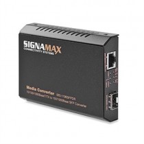 Signamax Inc 10/100/1000 to 1000Base/100Bse SFP Media Converter 110V 065-1196SFPDR