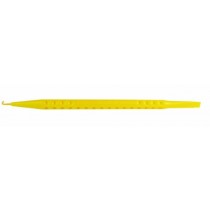 Jonard JIC-22035/10 Yellow Nylon Insulating Probe Pick Spudger with Insulated Wire Hook, 7" Length