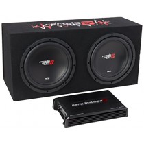 BKX212V - Cerwin Vega 12" 4-Ohm 3000W Loaded XED Basskit Series Subwoofers Vented Enclosure with Amplifier