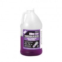 Vibra-TITE 111 Low Strength Removable Anaerobic Threadlocker, 1 liter Bottle, Purple