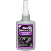Vibra-TITE 111 Low Strength Removable Anaerobic Threadlocker, 50 ml Bottle, Purple