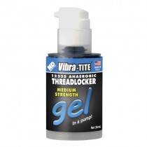 Vibra-TITE 125 Removable Medium Strength Gel Anaerobic Threadlocker, 35 ml Pump, Blue
