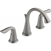 Delta 3538-SSMPU-DST Lahara Two Handle Widespread Bathroom Faucet, Stainless