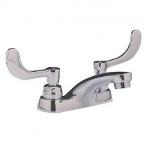 American Standard 5500.175.002 Monterrey 0.5 Gpm Centerset Lavatory Faucet with VR Wrist Blade Handles Less Drain, Polished Chrome
