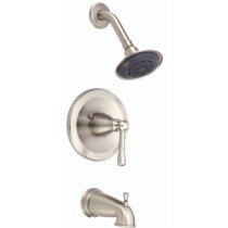 Danze D510015BNT Eastham Single Handle Tub and Shower Trim Kit, 2.5 GPM, Valve Not Included, Brushed Nickel