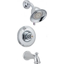Delta T14455-LHP Victorian Monitor 14 Series Bathtub & Shower Trim without Handle, Chrome