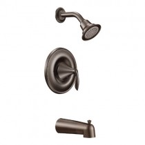 Moen T2133ORB Eva Posi-Temp Tub and Shower Trim Kit without Valve, Oil Rubbed Bronze