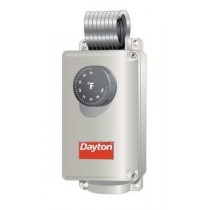 Dayton 6EDY5 Line Voltage Thermostat, 120-240V, SPDT
