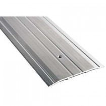 National Guard 613 - 72" NGP Fluted Commercial Saddle Threshold, Mill Finish, 72" L x 6" W x 1/4" H