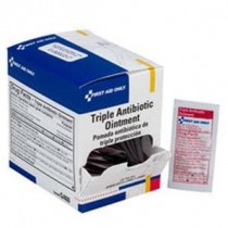 First Aid Only 3-in-1 Triple Antibiotic Ointment Pack, .5gm., 25 Per Box