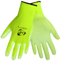 Global Glove Pug 11 | Hi Viz Yellow Nylon Work Gloves