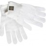 Insulated String Knit Gloves, White, 12 Per Pack
